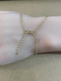 Gold Filled Detangler Minimalist Style Band Three Hole Spacer Permanent jewelry bracelets necklaces - Connectors GF Sterling Made in the USA