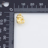 18K Gold PVD 22k beer mug charm 10x12mm pendant charms - Tarnish Resistant