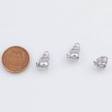 18K Gold PVD 22k 3D Water Kettle Boiler Pot 12x9mm Pendant Charms - Tarnish Resistant