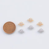 18K Gold PVD Planet Saturn charm - Tarnish Resistant