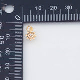 18K Gold PVD Dainty Star charm - Tarnish Resistant