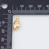 18K Gold PVD Sea shell charm - Tarnish Resistant