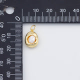 18K Gold PVD Real Pearl Charm Freem 10x14mm Pendant Charms Made with Real Freshwater Pearl 22K - Tarnish Resistant