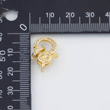 18K Gold PVD lobster toggle clasp 11x19mm pendant charms - Tarnish Resistant