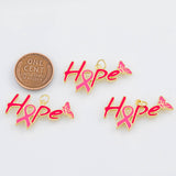 18K Gold PVD Hope charm - Tarnish Resistant
