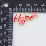 18K Gold PVD Hope charm - Tarnish Resistant