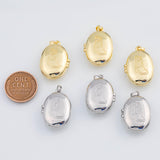 18K Gold PVD Locket Cowboy Boots charm - Tarnish Resistant