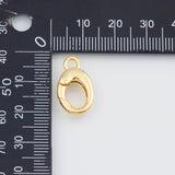 18K Gold PVD Carabiner Lobster Clasp charm - Tarnish Resistant