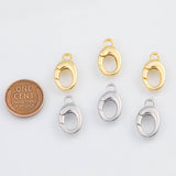 18K Gold PVD Carabiner Lobster Clasp charm - Tarnish Resistant
