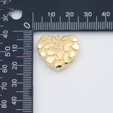 18K Gold PVD Heart charm - Tarnish Resistant