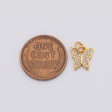 18K Gold PVD Butterfly Charm - Tarnish Resistant
