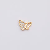 18K Gold PVD Butterfly Charm - Tarnish Resistant