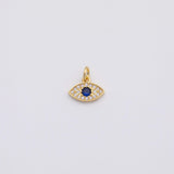 18K Gold PVD Evil eye charm - Tarnish Resistant