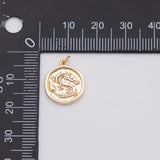 18K Gold PVD Chinese Dragon charm - Tarnish Resistant