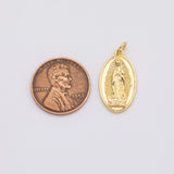 18K Gold PVD Jesus Mary charm - Tarnish Resistant