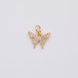 18K Gold PVD Butterfly Charm - Tarnish Resistant