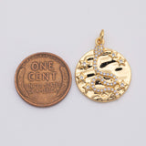 18K Gold PVD Snake Charm - Tarnish Resistant