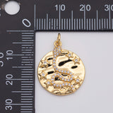 18K Gold PVD Snake Charm - Tarnish Resistant