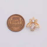 18K Gold PVD Bee Charm - Tarnish Resistant