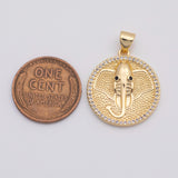18K Gold PVD Elephant Charm - Tarnish Resistant