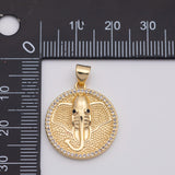 18K Gold PVD Elephant Charm - Tarnish Resistant