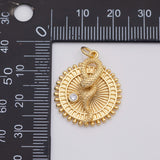 18K Gold PVD 3D Snake Charm - Tarnish Resistant