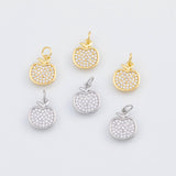 18K Gold PVD Apple fruit charm - Tarnish Resistant