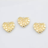 18K Gold PVD Heart charm - Tarnish Resistant