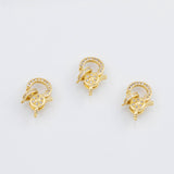 18K Gold PVD lobster toggle clasp 11x19mm pendant charms - Tarnish Resistant