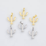 18K Gold PVD Psi Charms 15x15mm Greek Letter Psychology White Gold Charms - Tarnish Resistant