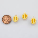 Durian Charm Medium Size 3D Charm Gold PVD Plated Tarnish Resistant