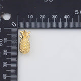 18K Gold PVD Gold Pineapple 8x18mm s Gold Charms - Tarnish Resistant