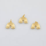 18K Gold PVD Rainbow charm - Tarnish Resistant