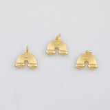 18K Gold PVD Rainbow charm - Tarnish Resistant