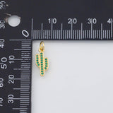 18K Gold PVD Cactus charm - Tarnish Resistant