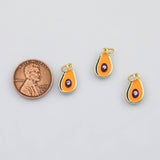 18K Gold PVD Avocado fruit charm - Tarnish Resistant