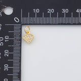 18K Gold PVD Pizza charm - Tarnish Resistant