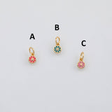 18K Gold PVD Orange lemon lime fruit charm - Tarnish Resistant