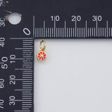 18K Gold PVD Orange lemon lime fruit charm - Tarnish Resistant