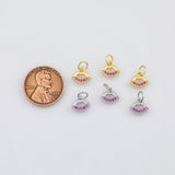 18K Gold PVD Lips charm - Tarnish Resistant