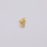 18K Gold PVD Dragon chinese dragon charm - Tarnish Resistant