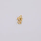 18K Gold PVD Dragon chinese dragon charm - Tarnish Resistant