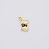 18K Gold PVD Dollar bill charm - Tarnish Resistant