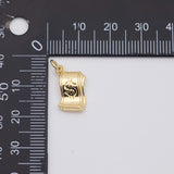 18K Gold PVD Dollar bill charm - Tarnish Resistant