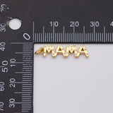 18K Gold PVD Mama charm - Tarnish Resistant
