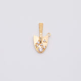 18K Gold PVD Shovel gardening charm - Tarnish Resistant