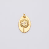 18K Gold PVD Delion charm - Tarnish Resistant
