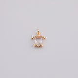 18K Gold PVD Sea turtle charm - Tarnish Resistant