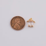 18K Gold PVD Sea turtle charm - Tarnish Resistant