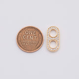 18K Gold PVD Pop Tab charm - Tarnish Resistant